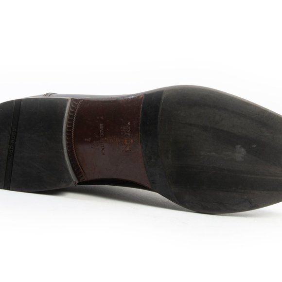 Hugo Boss Made in Italy Brown Leather Derby Shoes - Picture 5 of 5